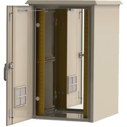 50Hx30Wx34D in (1) Bay Outdoor Cabinet, Cream