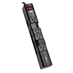 8' Protect It! Surge Protector 6 Rotatable Outlets