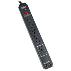 6' Protect It! 6-Outlet Surge Protector 990J 2xUSB