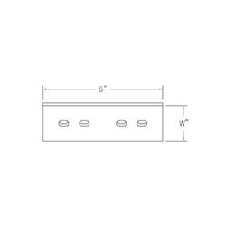 Splice Plate Kit - 2" x 1/4"