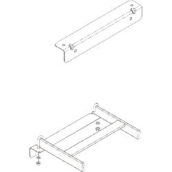 Wall Angle Support Kit, 14" Wide, Black