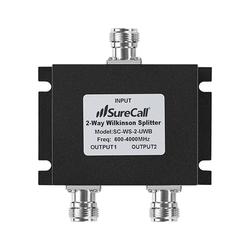 600 - 4000 MHz Two-Way UWB Splitter with N Female Connectors