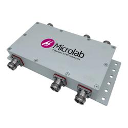 617 - 5925 MHz 3x3 Hybrid Combiner with 4.3-10 Female Connectors