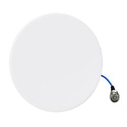 600 - 6000 MHz Ultra Slim Round Antenna and PVC Ceiling Mounting Bracket Bundle