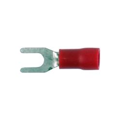 Fork Terminal,Vinyl ,22-18 gauge,#10 stud/100 pk
