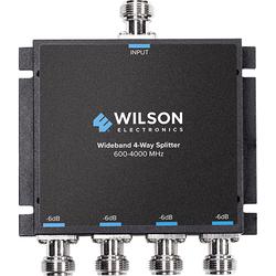 600 - 4000 MHz Four-Way Splitter with N Female Connectors
