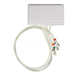 2.4/5/6 GHz 6 dBi Wi-Fi Directional Antenna with 4 RPTNC Male Connectors