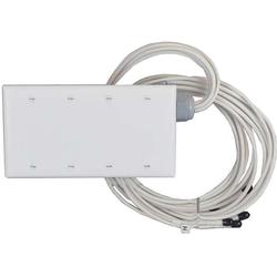 2.4/5/6 GHz 5/6/6 dBi Directional Wi-Fi Junction Box Antenna with 8 RPSMA Male Connectors