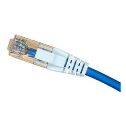 6.6 ft 26 AWG Cat 6 TIA 568A Patch Cord with RJ45 Male in Unshielded Blue, LSZH