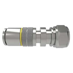 4.3-10 Male Compression Connector for 1/4 in Coax Superflexible Cable, SCF14-50 Series
