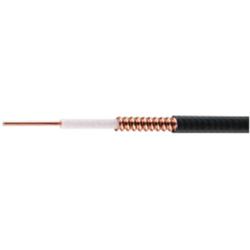 1/4 in CELLFLEX® Superflexible Plenum Foam Dielectric Coax Cable in Black