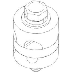 Fence Ground Clamp for #2 Wire