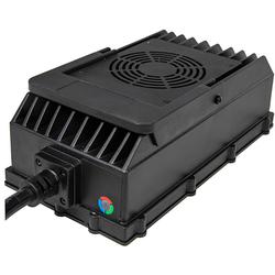 72 V 14 A Charger and LCD Screen