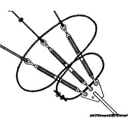 Guy Wire Anchor Safety Package for 3 anchors.