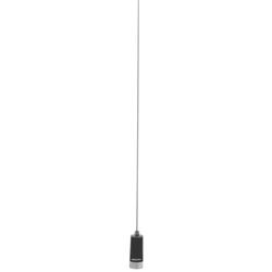 30 - 35 MHz Unity Gain Base Loaded 1/4 Wave Antenna in Black, No Spring
