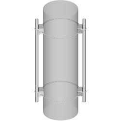 8 ft 2-Sector Chain Mount Base Kit, Pipe Not Included