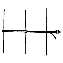 150-174 MHz 7.1dB 3 Element Yagi Antenna