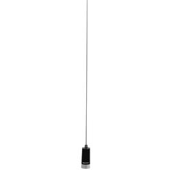 47 - 54 MHz Unity Gain Base Loaded 1/4 Wave Antenna in Black, No Spring