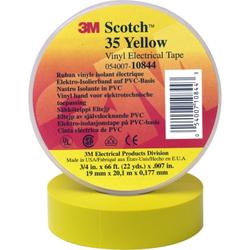 Electrical tape Yellow, 3/4" x 66'/ 1 roll
