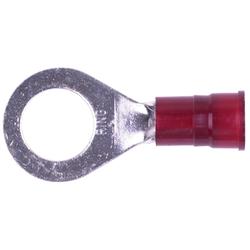 Ring Terminal,Nylon , 8 gauge,1/2"stud/200 pack