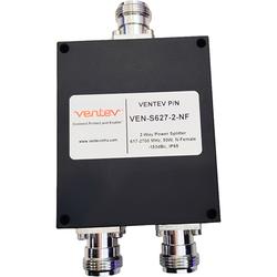 617 - 2700 MHz Broadband Wilkinson Two-Way Power Splitter with N Female Connectors