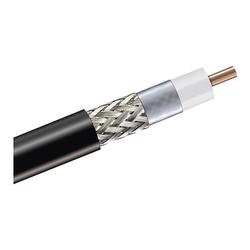 CNT® 100 m CNT-400 Braided Coax Cable, Black PE Jacket