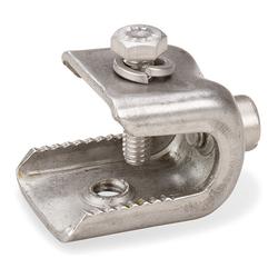 Compact 3/8 in Tapped Hole Angle Adapter, Stainless Steel