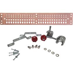 1/4 x 4 x 24 in Copper Ground Busbar