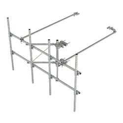 G22HDX High Capacity Sector Frame, 2-7/8 in OD x 12.5 ft Face