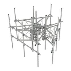 G22RHDX Monopole Sector Frame with Spine Extension, 11 ft x 2.88 in OD Face Pipes