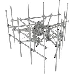 G23HDX High Capacity 3-Sector Monopole Sector Frame, Twelve 2.88 in OD x 96 in Pipes