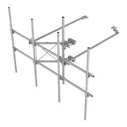 G23RHDX Tower Sector Frame with Spine Extension, 14.5 ft x 2.88 in OD Face Pipes