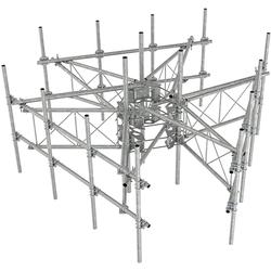 G23RHDXL PIM Optimized Spacing High Capacity Monopole Platform,  96 in Antenna Pipes