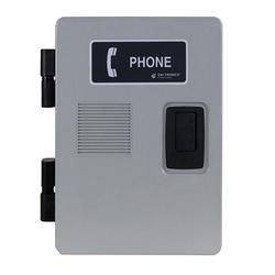 Outdoor Rugged Analog Telephone - Surface Mount with Latching Door and Keypad