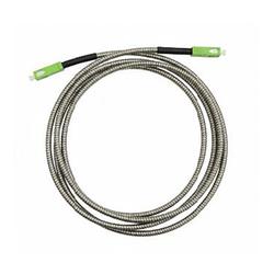 6 ft Stainless Steel Armored Fiber Optic Patch Cable, SC/APC
