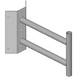 Stand-off Bracket for Wood Pole Antenna Mount, Hot-Dip Galvanized Steel