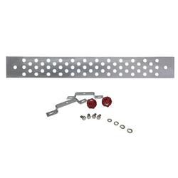 1/4 x 2.5 x 19.5 in Tinned Copper Ground Busbar