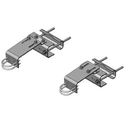 Universal Adjustable Sliding Pipe Mount Kit for 4-1/2 in OD Pipe