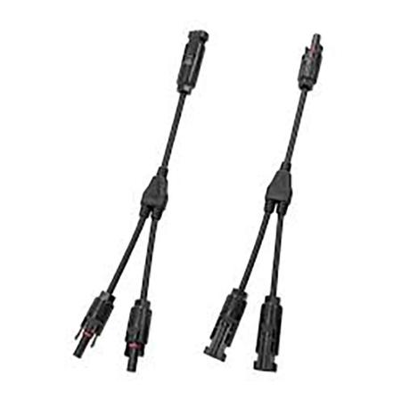 1 ft PV Y-Cable Kit with MC4 Connectors