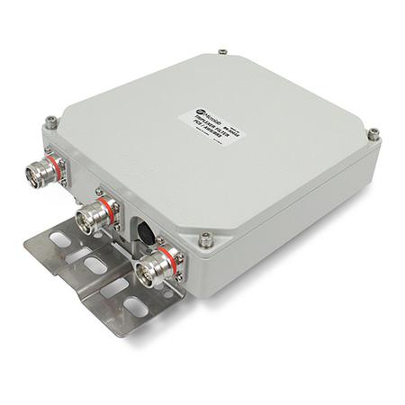 Triplexer Filter with 4.3-10 Female Connectors for Combining PCS/AWS/BRS