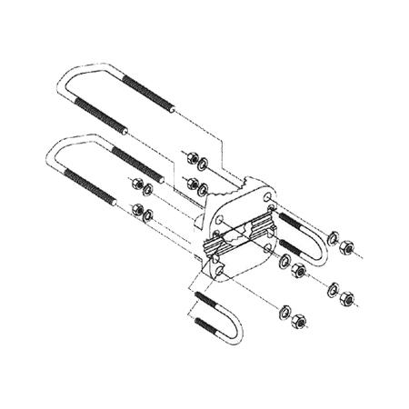 Mounting kit for 3-1/2 in