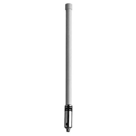 450 - 460 MHz Unity Gain Fiberglass Base Station Omni Antenna with N Male in White