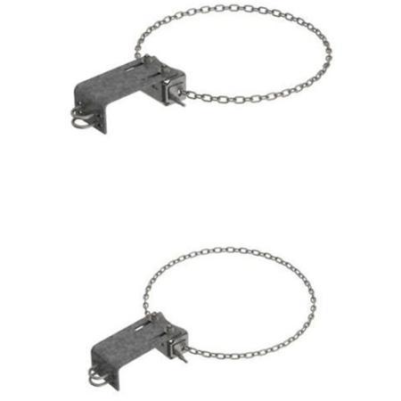 16 ft 1-Sector Chain Mount Base Kit with 14 in Stand-Off, Pipe Not Included