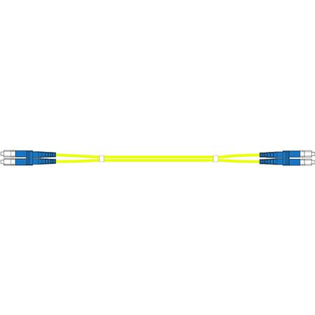 1 m SM Zip Cord HELIAX® 2 Fiber Patch Cable with DLC/UPC - DLC/UPC Connectors