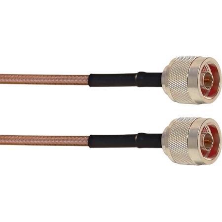 2 ft RG-142/U Cable Assembly with N Male - N Male Connectors