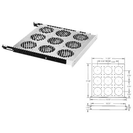 Fan tray assembly for FT-1170