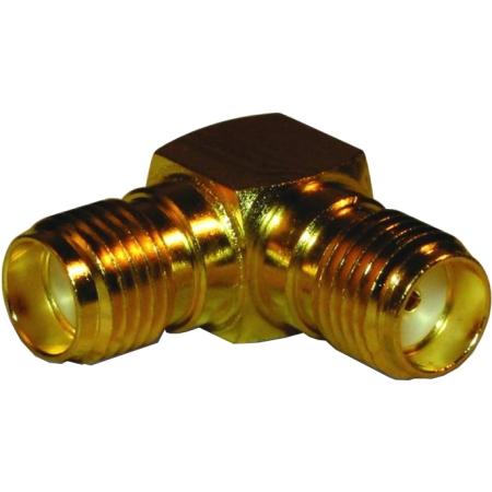 SMA Female to SMA Female, Right Angle adapter