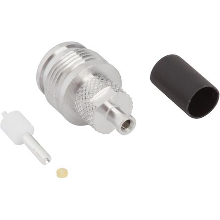 2.2-5 Straight Solder Female in White Bronze