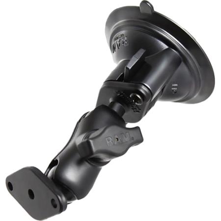 Twist-Lock Suction Cup Double Ball Mount