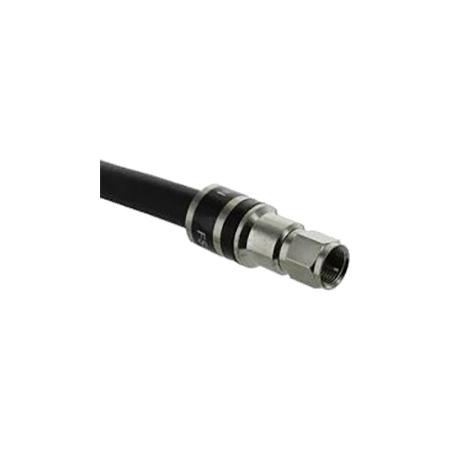 RG11 2ft Black Cable with F-Male Connectors